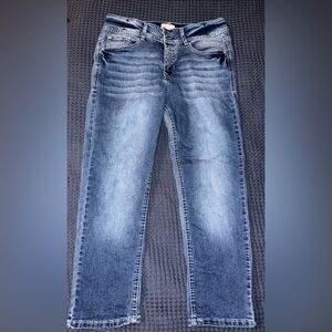 Angels Women's Blue Ankle Jeans